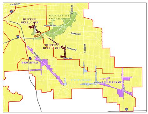 City of Warren Design Review Districts .